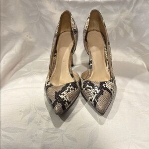 Nine West Snakeskin Patterned Heels